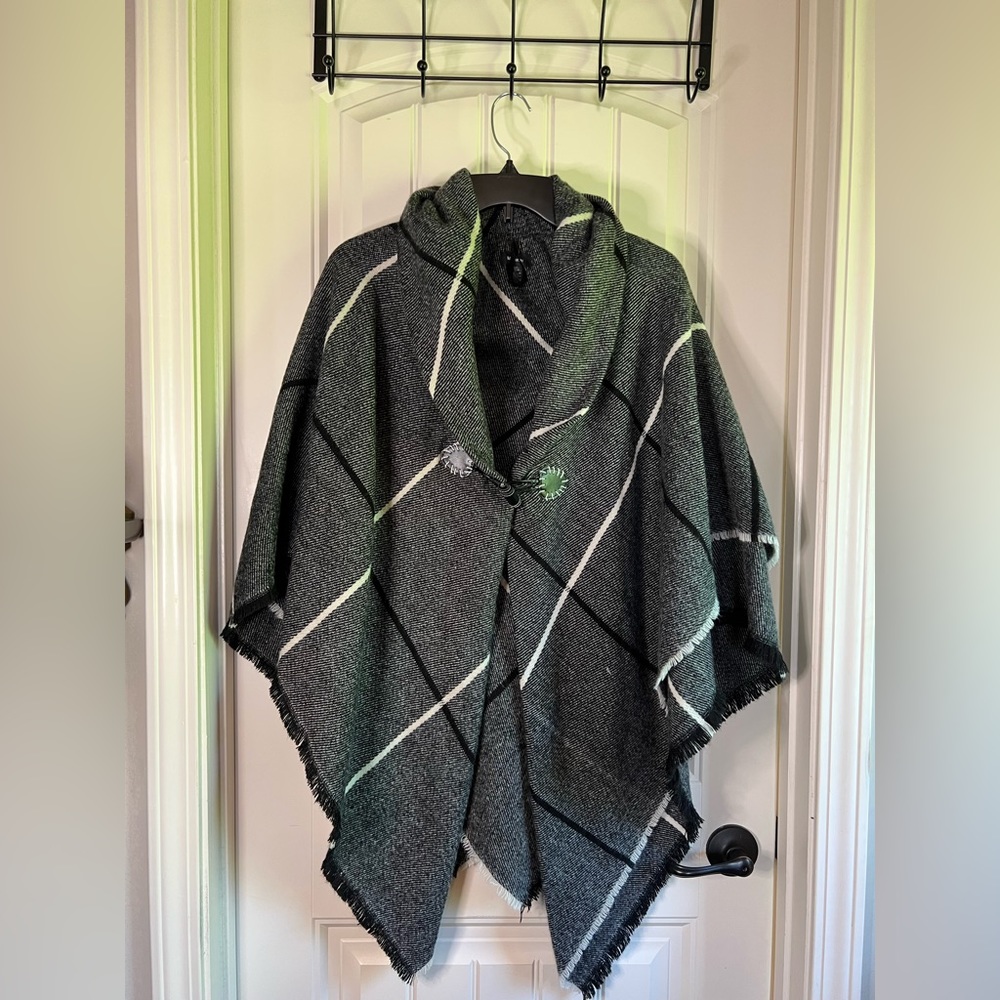 Modena OS Women’s Super Soft Wrap Shawl with Button Closure. So Comfy!!
